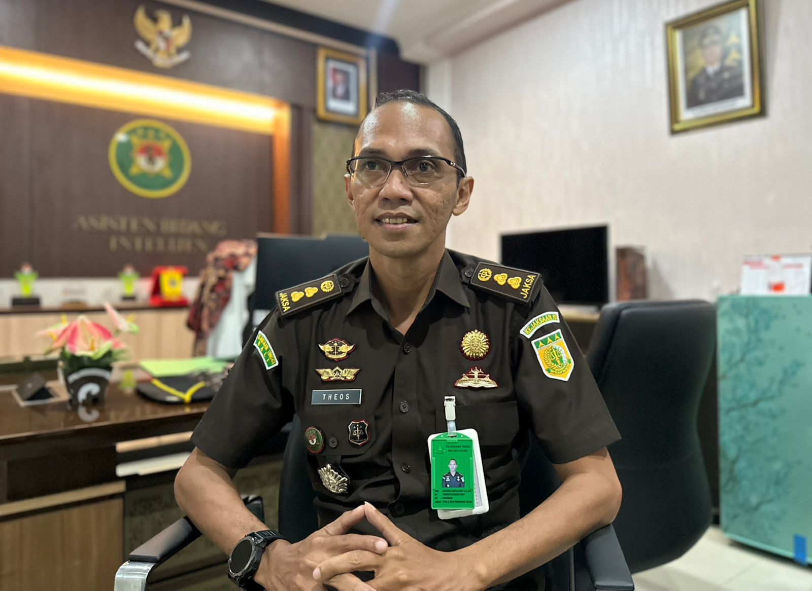 Kasih Pengkum Kejati Maluku Utara (Matheos Matulessy)