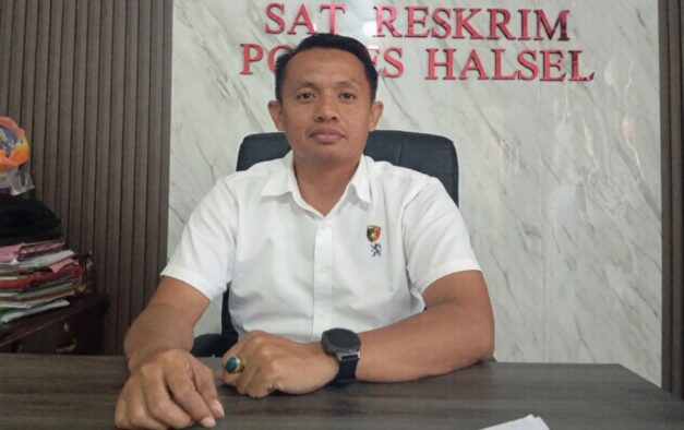 (Kasat Reskrim Polres Kabupaten Halmahera Selatan Iptu Wahyu Hermawan)